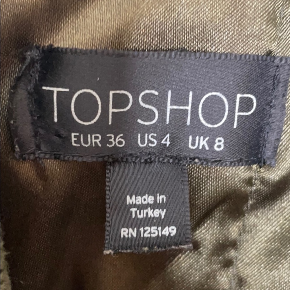 Military Green Bomber Jacket - image 2